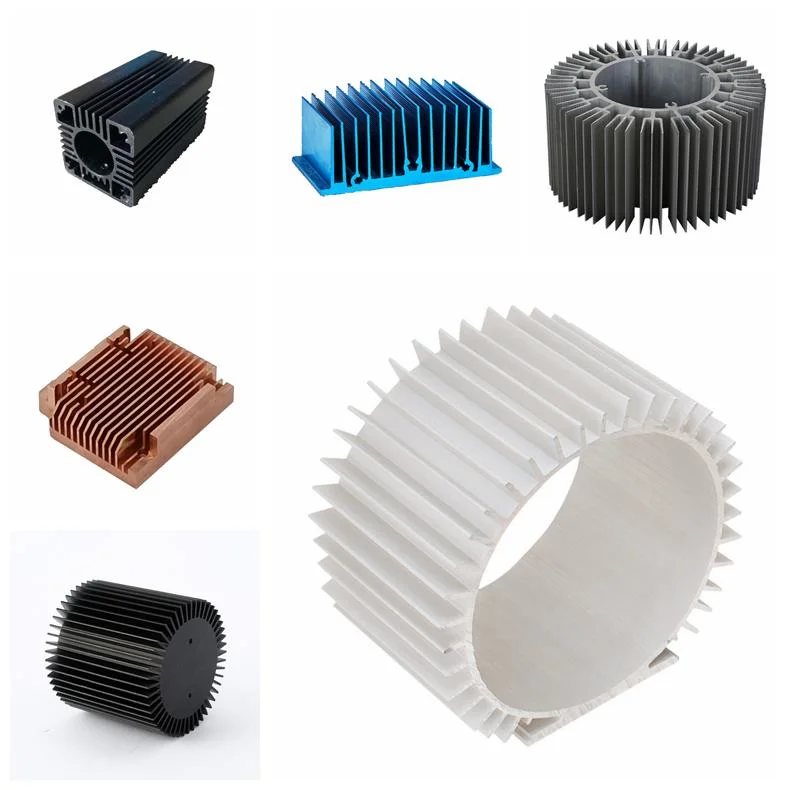 Electronic Aluminum Alloy Aluminum Cooler Radiator Cooling Aluminum Profile Heatsink Stamping